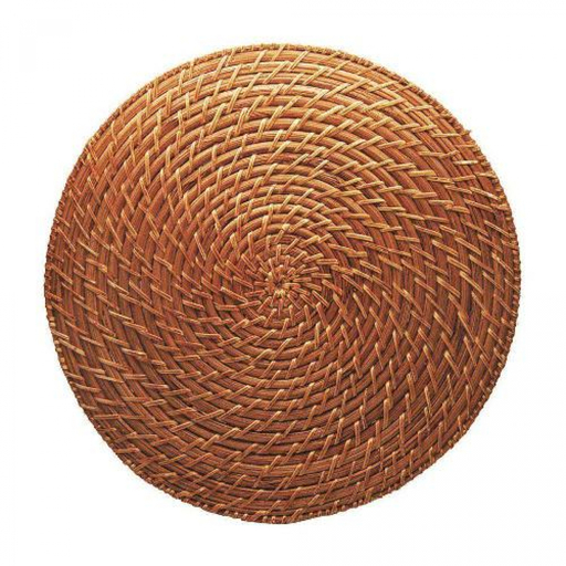 Jogo americano Circular Rattan Natural 0.35d